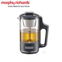 摩飞（Morphyrichards） 煮茶器便携式养生壶迷你煮茶壶烧水保温壶分体式蒸气蒸茶MR6082 深空灰一台