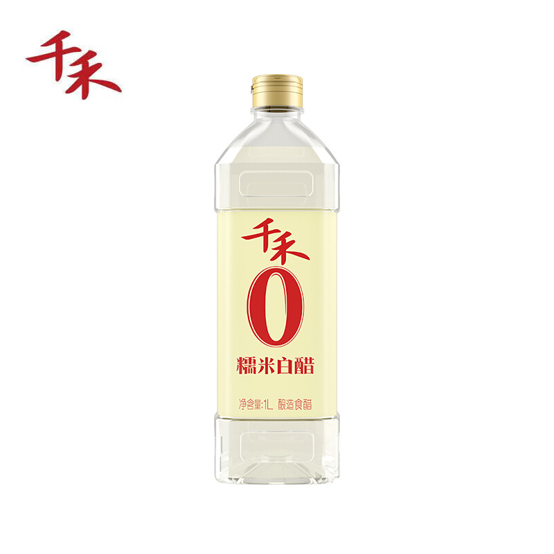 千禾 醋炒菜凉拌蘸料 不使用添加剂 糯米白醋1L