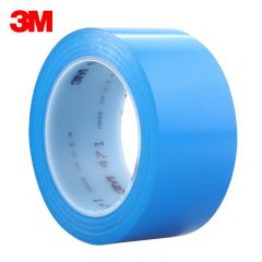 3M  471 PVC警示标识胶带地标线胶带贴 划线安全标识警示标记工业地板车间工厂耐磨轻松剥离防水无残胶 蓝色 100mm宽