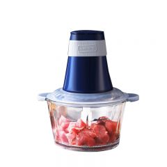 新飞（Frestec） 绞肉机家用电动大容量加厚玻璃碎肉机不锈钢蒜泥器小型多功能搅拌饺子 玻璃款