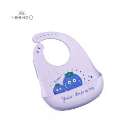 英氏（YEEHOO） C54B夏日水果围兜蓝莓