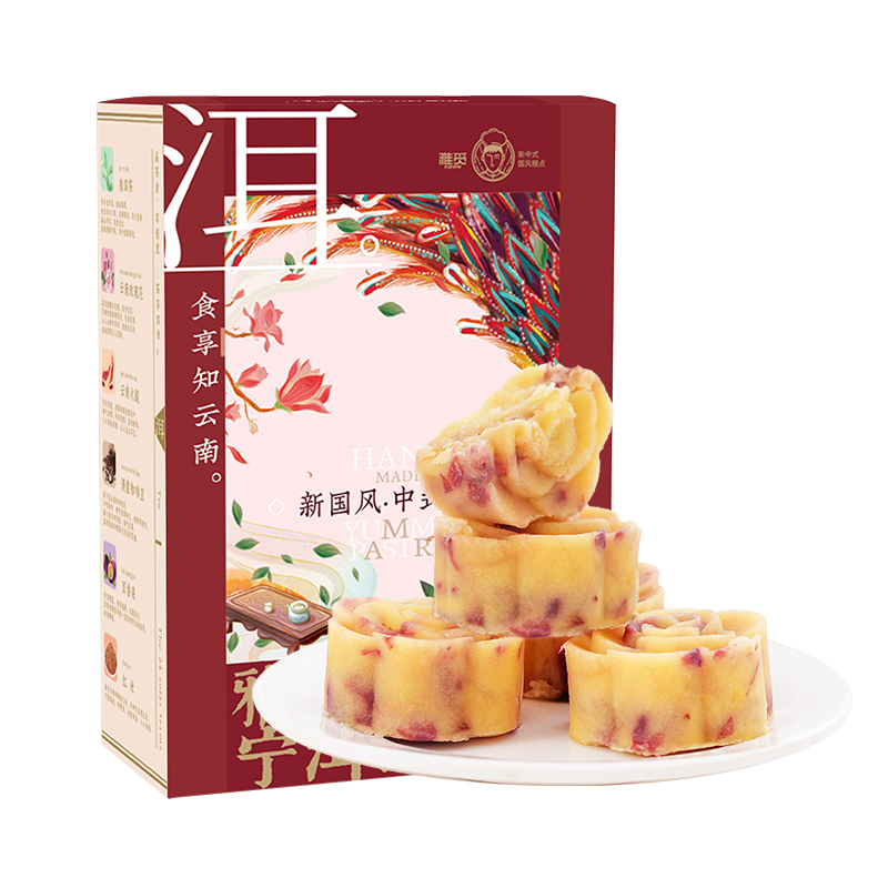 雅觅 玫瑰绿豆糕 320g