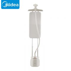 美的（Midea） 挂烫机家用蒸汽熨烫机熨斗小型烫衣服立式双杆平挂烫 YGD25A1 浅杏色