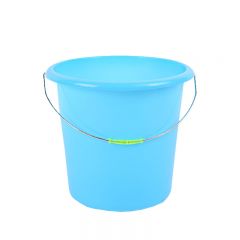 兰诗（LAUTEE）DA2154 多规格塑料水桶手提桶加厚水桶 口径30*高25cm约10升  5个装蓝色