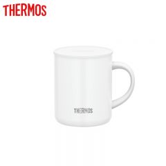 膳魔师（THERMOS） JDG-351 WH保温杯茶杯340ml不锈钢情侣带盖简约马克咖啡杯水杯子