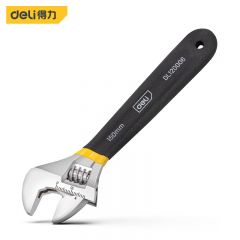 得力（deli） 塑柄活动扳手 万能活口开口多功能快速6英寸两用活扳手 DL120006