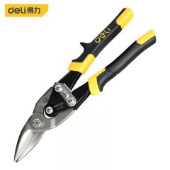 得力（deli） DL20032  55号高碳钢右头航空剪不锈钢板剪刀250mm