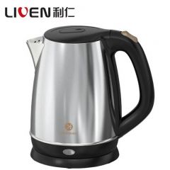 利仁（Liven）电水壶热水壶烧水壶1.8L大容量双层防烫304不锈钢无缝全钢智能断电LPSH-79 不锈钢电水壶