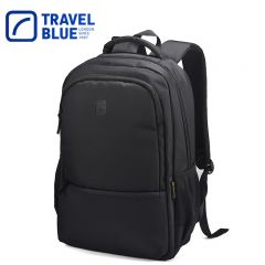 蓝旅（TRAVEL BLUE） 3060精英系列多隔层轻便旅游出差旅行包简约休闲商务背包16英寸笔记本电脑背包黑色