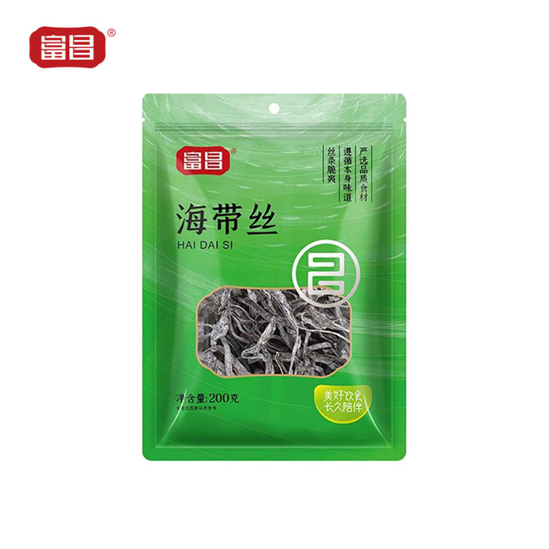 富昌 海带丝 海带 海鲜海产干货凉拌蔬菜煲汤炒菜 海带丝200g