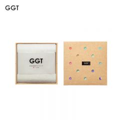 GGT 日本雪花绒浴巾礼盒加大加厚款送礼成人大浴巾速干男女洗澡巾浴巾礼盒装乳白70*140cm