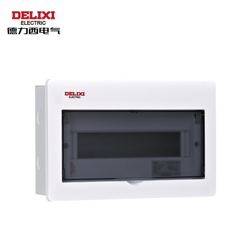 德力西电气 家用强电箱 21回路 标准型 暗装 透明门 CDEN1-AR21T