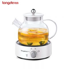龙的（longde） LD-YS1018多功能玻璃养生壶家用迷你1L小功率宿舍煮茶养生烧水壶