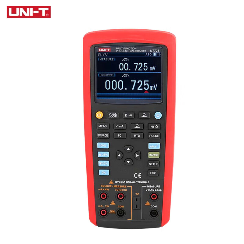 优利德（UNI-T）UT725 过程校准仪 频率电阻压力热电阻热电偶校验仪