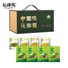 长岭尖 菌菇干货猴头菇鹿茸菇鸡油菌五谷杂粮绿豆黄豆员工节日福利送礼 端午礼盒 臻礼1822g