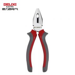 德力西电气（DELIXI ELECTRIC）高碳钢老虎钳尖嘴钳斜口钳斜嘴钳专用电工拔线剪线钳 钢丝钳8寸200mm