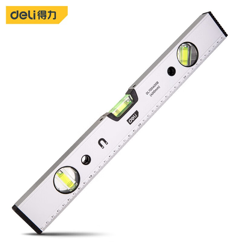 得力（deli）磁性水平尺400mm DL700400B