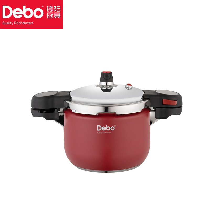 徳铂（Debo） 高压锅罗德尔4L DEP-823 红色 22cm