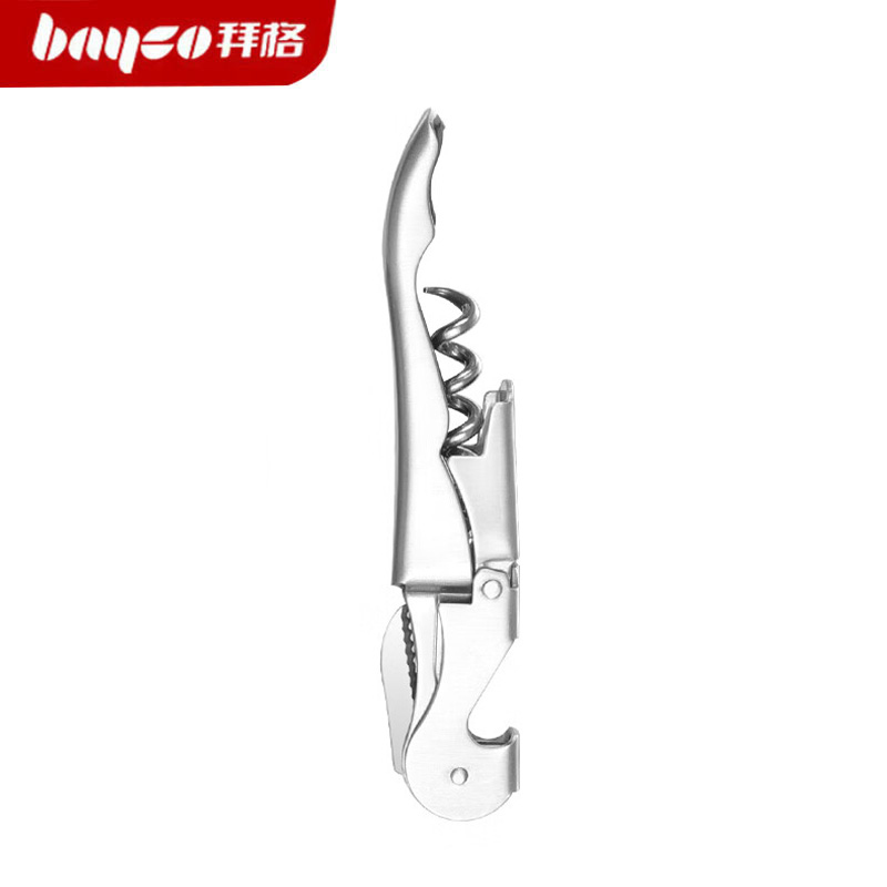 拜格（BAYCO） 开瓶器 红酒啤酒开瓶器不锈钢海马刀葡萄酒啤酒起瓶器起子 BD3246