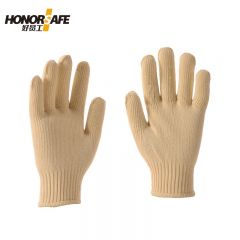 好员工 H10-C650 10针棉纱650克透气耐磨 劳保手套 黄色 均码 12副/包