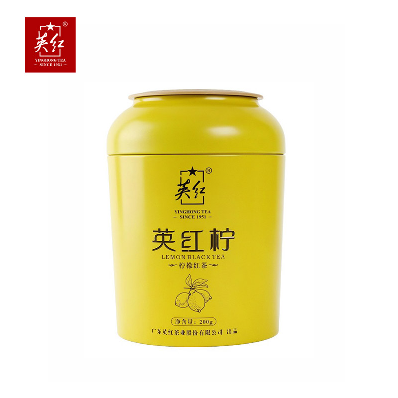 英红 英红柠200g 罐装 柠檬红茶 小金柠 英德红茶 节假日送礼 茶叶礼品送礼