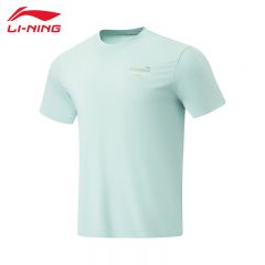 李宁（LI-NING） ATSU065-4男士舒适透气短袖T恤羽纱绿3XL码