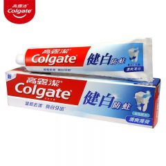 高露洁（colgate）去渍健白防蛀呵护牙龈清新口气 健白防蛀牙膏140g