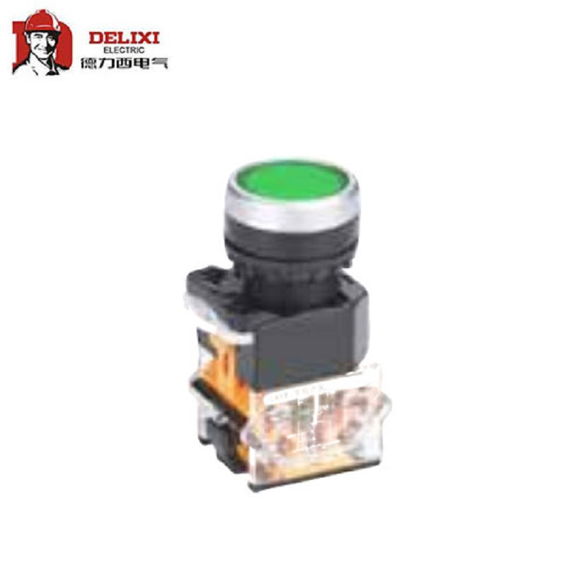德力西电气（DELIXI ELECTRIC） 快速安装按钮LAY8E-02BN 2NC 平钮 绿