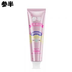 参半 若来星璨白牙膏蜜桃味120g*1支锁白牙膏温和呵护牙龈双重去渍美白牙齿