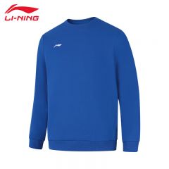 李宁（LI-NING） 柔软舒适保暖男款套头无帽卫衣AWDUB25-4彩蓝色S