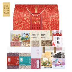 姚朵朵 福哟干货大礼盒2661g 五谷杂粮菌菇干货枸杞八宝粥料莲子桂圆组合礼包