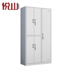悦山 更衣柜加厚钢制储物柜存包柜员工柜 5门更衣柜 970*420*1800mm 台