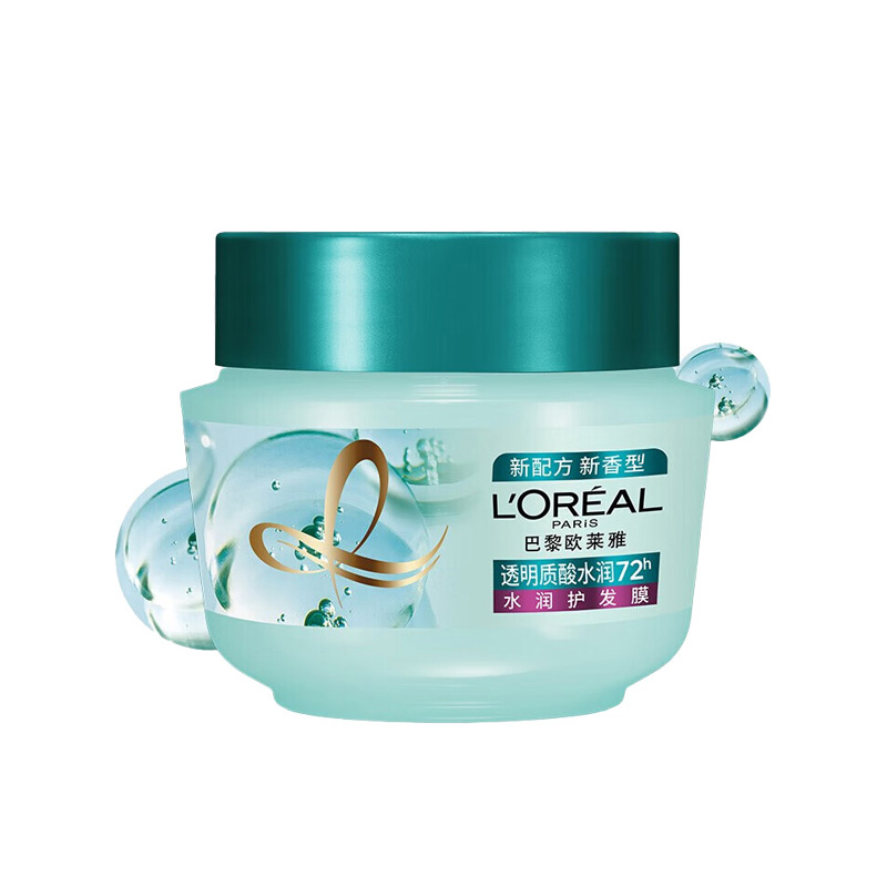 欧莱雅（L'OREAL） 透明质酸水润护发膜250ml (2016 reno)洁净头皮水润发丝