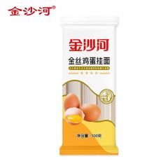 金沙河 面条劲道 汤面 拌面 金丝鸡蛋挂面500g