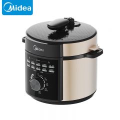 美的（Midea） 电压力锅 家用5L大容量多功能高压锅不粘内胆简易操作智能预约 5-8人 MY-E501