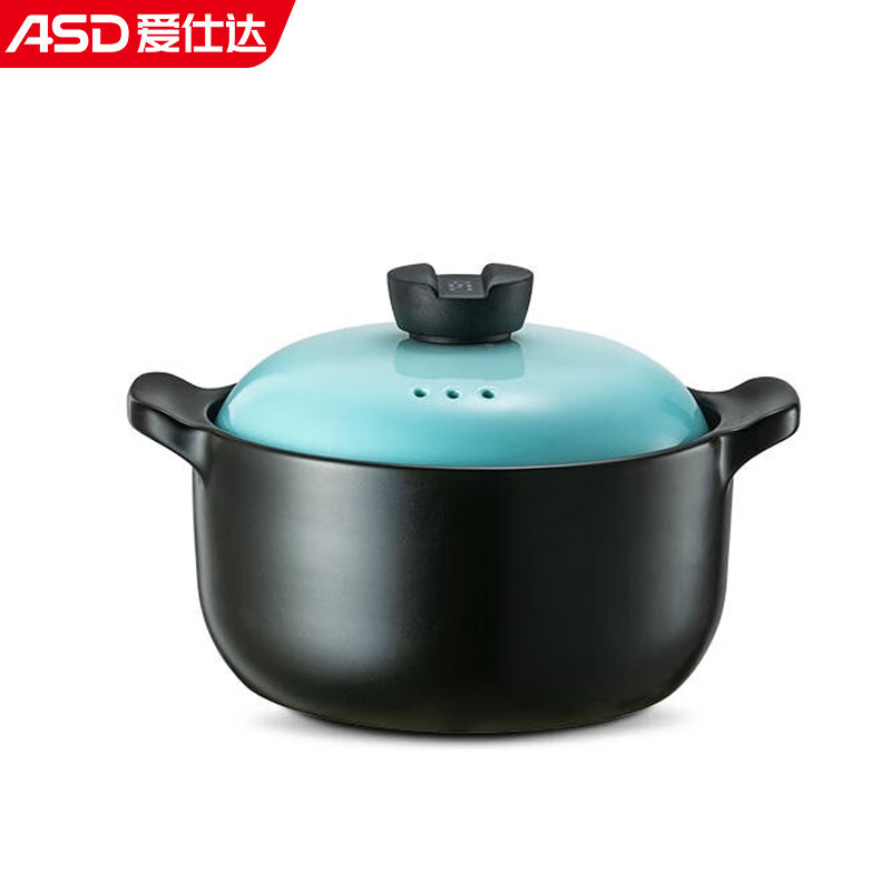 爱仕达（ASD） 陶瓷煲甄陶Ⅲ砂锅家用汤煲炖锅耐热高汤煲中药煎锅浅汤煲3.5L RXC35B3Q（口）
