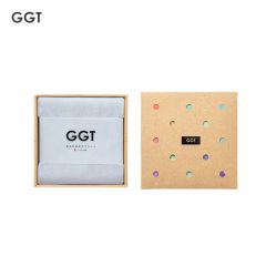 GGT 日本雪花绒浴巾礼盒加大加厚款送礼成人大浴巾速干男女洗澡巾浴巾礼盒装薄墨70*140cm