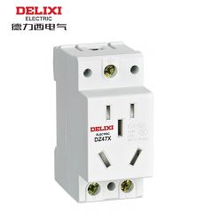 德力西电气 DZ47X 2P/2P+PE 10A/16A 250/440VAC 导轨插座