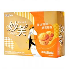 康师傅 妙芙欧式蛋糕 奶油味192g*12 面包糕点早餐休闲零食小吃软面包营养早餐办公室休闲零食小吃