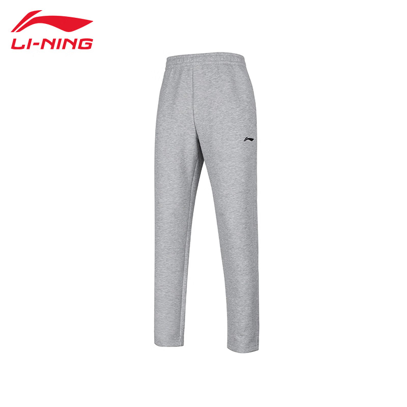 李宁（LI-NING） AKLTB42-2舒适保暖卫裤女子健身系列新款运动裤直筒裤XS