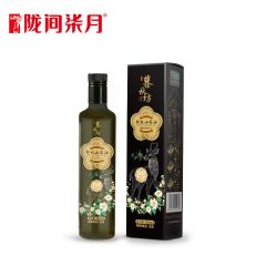 陇间柒月 纯山茶籽油 硒都恩施原产油茶籽物理压榨食用茶籽油 暮秋坊有机山茶油500ml