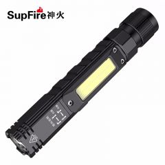 神火（supfire）带磁铁工作灯多功能强磁头灯手电筒 G19