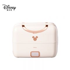 迪士尼(DISNEY)  电热饭盒加热插电蒸饭便当饭盒带饭蒸煮上班族餐盒 DS-2021FF