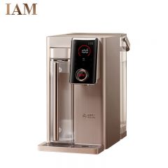 IAM 矿泉熟水机 加热净水器台式即热饮水机RO反渗透家用免安装净饮一体机 X6S银色