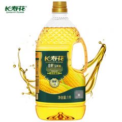 长寿花 金胚玉米油1L非转基因物理压榨一级食用油烘焙油清香植物油 烘焙食用油 瓶