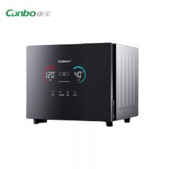 康宝（Canbo） XDZ40-M9 茶杯消毒柜家用 小型台式办公室客厅高端茶杯柜 不锈钢 智能无菌储存 紫外线热风环流二星级消毒