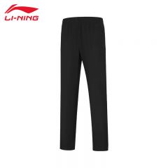 李宁（LI-NING） AYKV665-2男士舒适透气运动长裤休闲裤吸湿排汗速干裤黑色L码