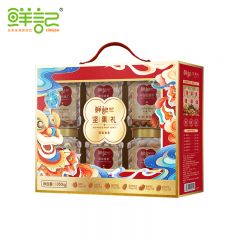 鲜记 坚果礼鸿运当头1.05kg 坚果礼盒巴旦木夏威夷果鹰嘴豆等 休闲零食健康零食送人送礼