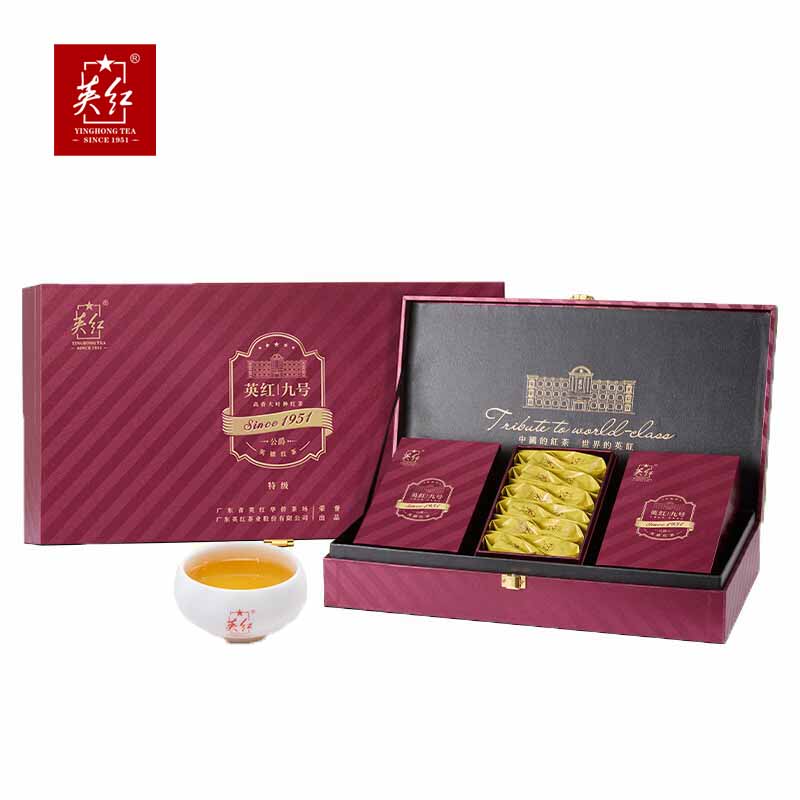 英红 公爵英红九号180g 礼盒装 英红九号浓香型红茶特级有机茶 茶叶 节日送礼长辈