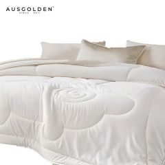 AUSGOLDEN AMA0W5121124301大豆被芯春秋被A类进口羊毛抗菌防螨子母被双人冬被澳洲羊毛大豆冬被220*240cm
